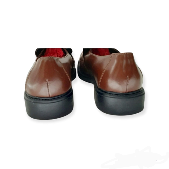 Mens size 9.5 Brown Stapleton's Leather Dress shoes Loafers Great condition! - Picture 3 of 6